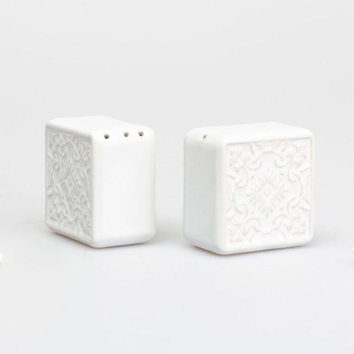 AZULEJO Salt & Pepper Set - White