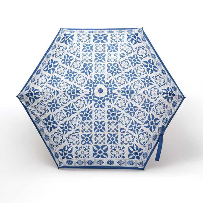 Alternative view of Umbrella AZULEJO Blue
