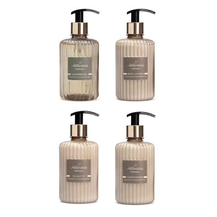 Kit de Ducha 350 ml Cª ATLÂNTICA – Conjunto de 4 - Citrus Noir