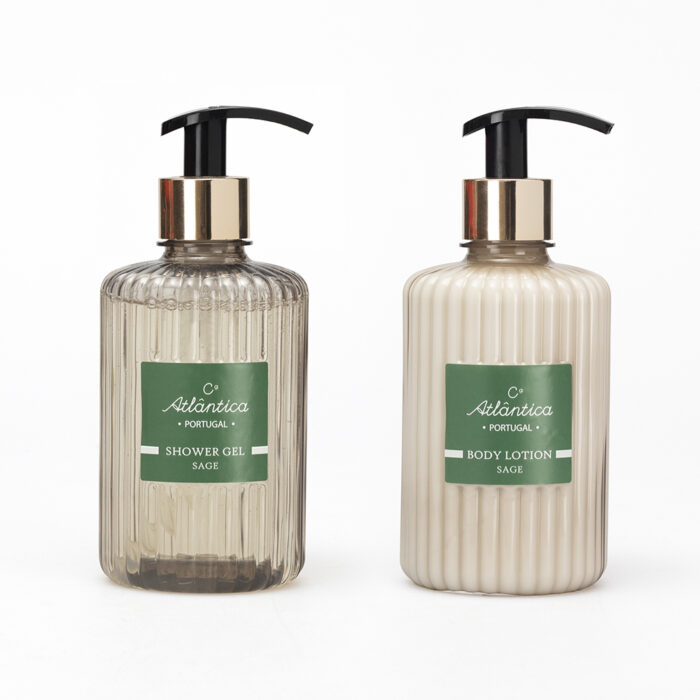 Gel Corporal y Loción 350ml Cª ATLÂNTICA – Conjunto de 2 - Sage