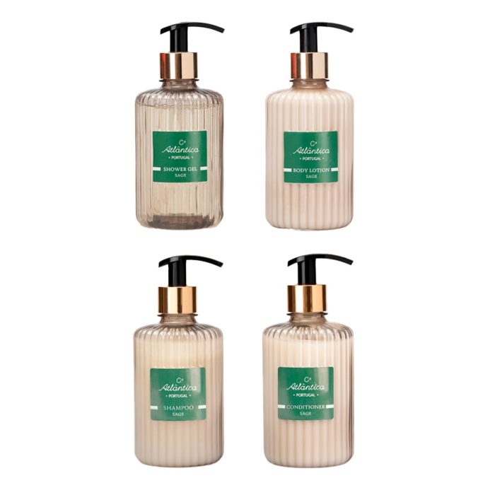 Kit Duche 350 ml Cª ATLÂNTICA – Conjunto de 4 - Sage