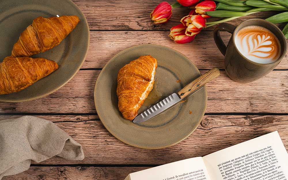 Ca duna collection grey dessert plate 8