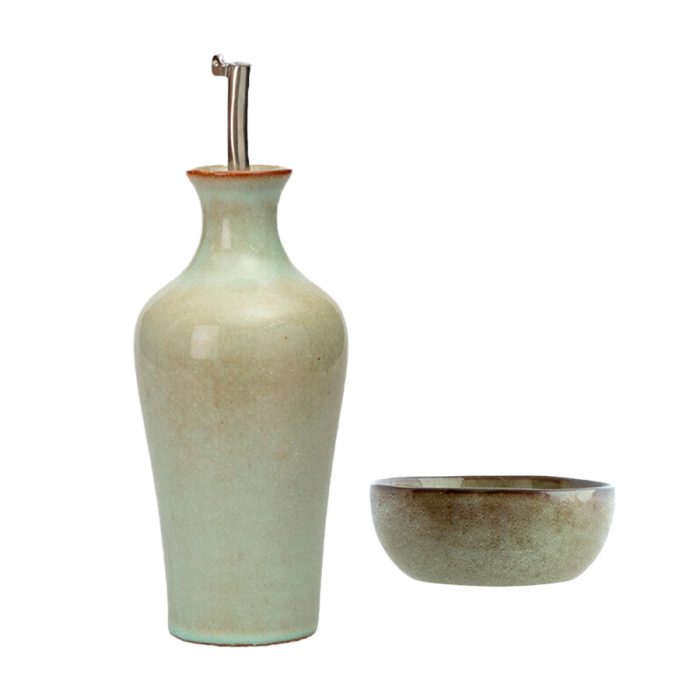 Galheteiro + Tigela de Azeite BREEZY - Verde