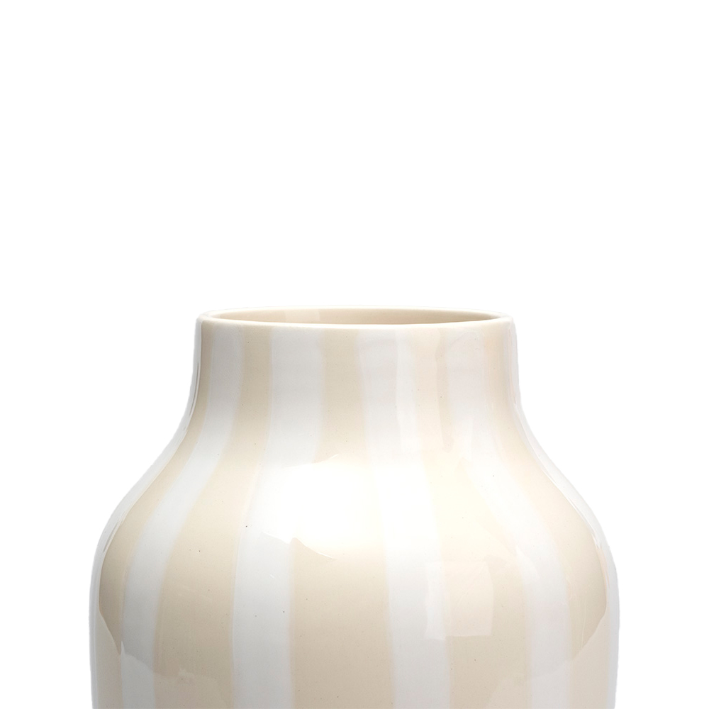 Jarrón Ø19 SEIXO White Stripes 2 Jarrón ø19 seixo white stripes - imagen 2